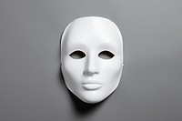 Face mask white disguise headgear.