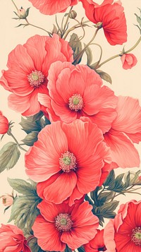 Vintage wallpaper flower backgrounds pattern.