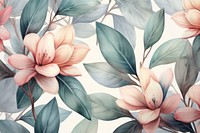 Pastel monotone seamless tropical tree pattern flower backgrounds.