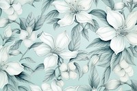 Monotone seamless tropical pattern flower backgrounds plant.