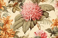 Seamless nature wallpaper pattern flower backgrounds dahlia.
