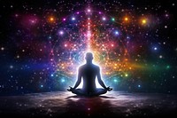Meditation background spirituality universe night.