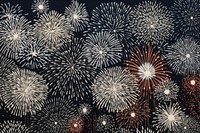 Fireworks illuminated celebration backgrounds.