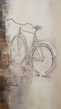 Acrylic paint of bicycle painting vehicle wheel.