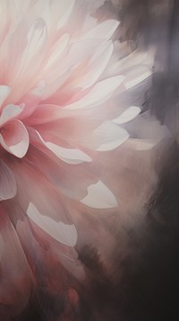 Acrylic paint of Dahlia flower dahlia petal.