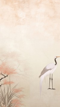 Crane scenery wallpaper animal bird backgrounds.