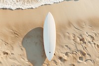 White surfboard outdoors surfing nature.