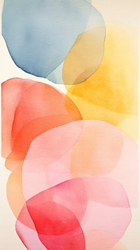Flower abstract palette shape.
