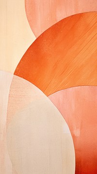 Peach abstract painting art.