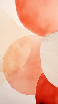 Peach abstract palette shape.