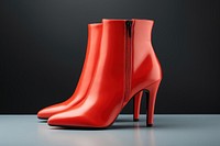 High heels boots footwear fashion shoe.