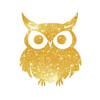 Owl icon bird white background creativity.