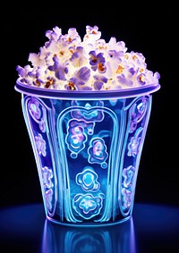 Popcorn light illuminated decoration.