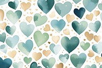Hearts watercolor background backgrounds pattern green.