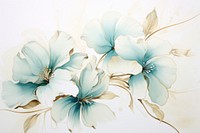 Hibiscus watercolor background painting pattern flower.