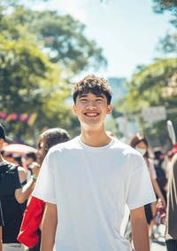 Taiwan teen men standing smiling portrait people adult.