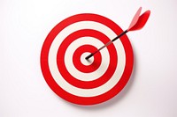 Arrow on the target board darts dartboard accuracy.