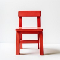 Chair furniture wood red.