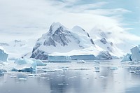 Antarctica elephant island landscape nature panoramic mountain.