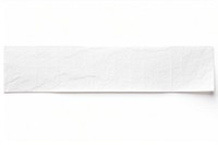 Adhesive strip paper white white background.