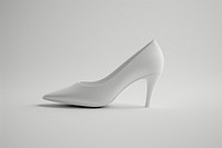Kitten heels shoe white footwear simplicity.