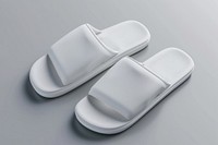 Slide sandals shoe footwear white electronics.