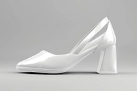 Slingback shoe footwear white simplicity.