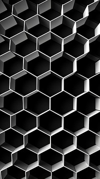 White hexagon grid math paper texture backgrounds pattern black.