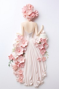 Bridal showers wedding flower dress.