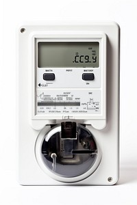 Kilowatt hour electric meter electronics electricity technology.