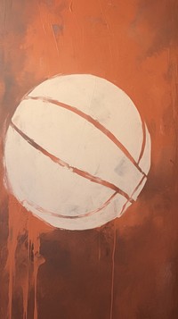 Acrylic paint of Basketball basketball painting sports.