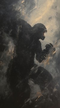 King kong mammal ape aggression.