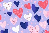 Cute heart illustration backgrounds creativity abstract.