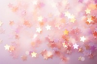 Star shape backgrounds confetti pink.