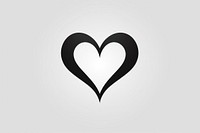 Heart symbol shape logo.