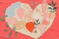 Heart backgrounds creativity painting.