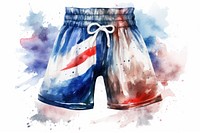 Thailand shorts flag creativity.