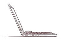 Laptop laptop computer drawing.