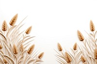 Pampas floral border backgrounds wheat food.