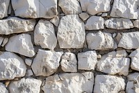 White rock wall texture architecture backgrounds rubble.