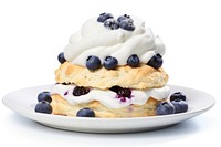 Blueberry Scones cream dessert whipped.