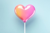 Heart lolipop lollipop balloon.