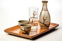 Sake set glass drink cup.