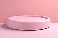 Podium pink porcelain dishware.