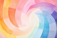 Rainbow shape backgrounds abstract pattern.