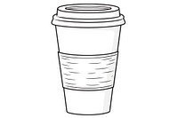 Coffee coffee sketch line.