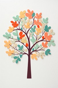 Tree minimal painting pattern plant.
