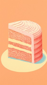 Pink cake dessert food freshness.