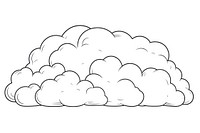 Cloud white sketch cloud.