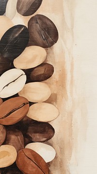 Coffee beans wood nut backgrounds.